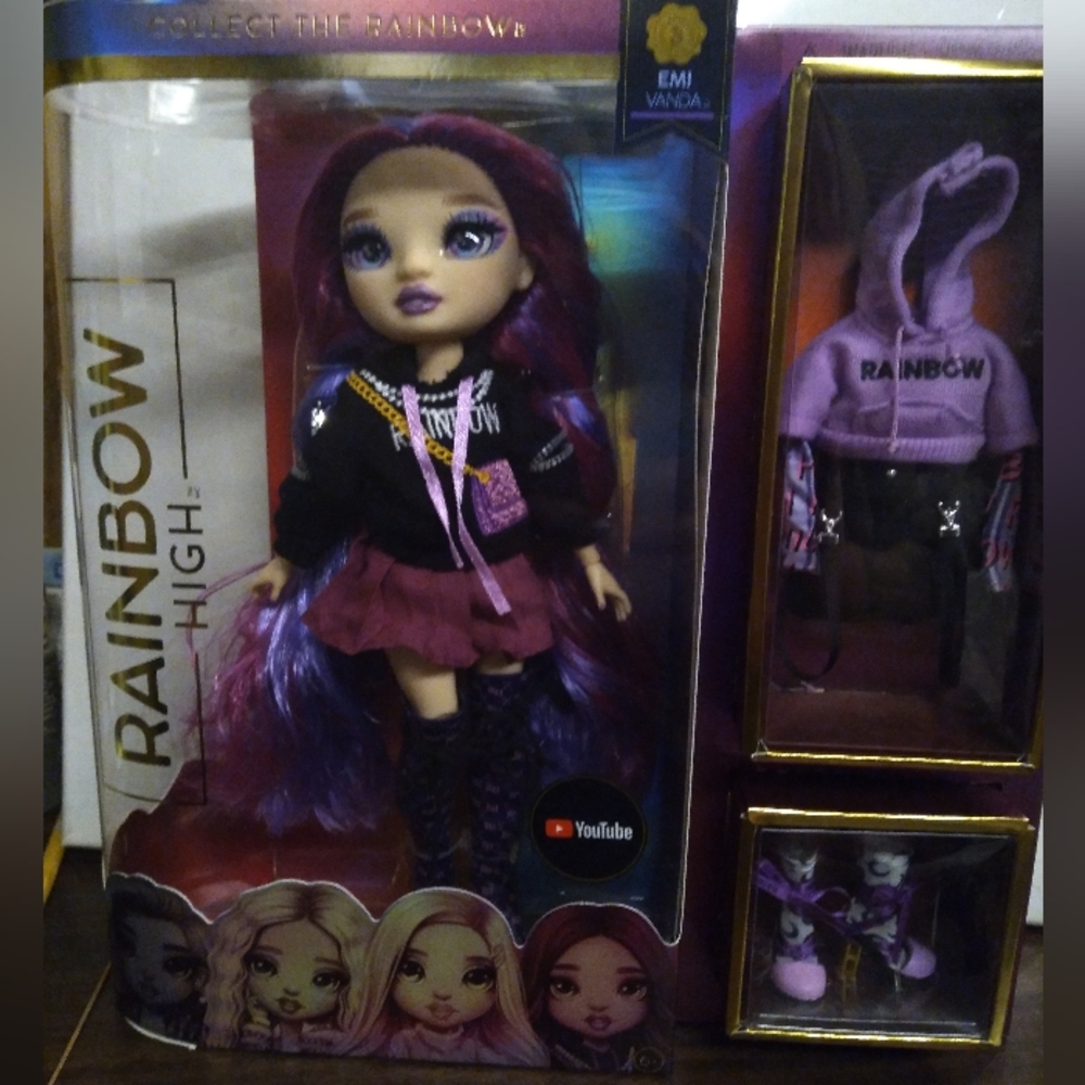 Rainbow high doll/accessories